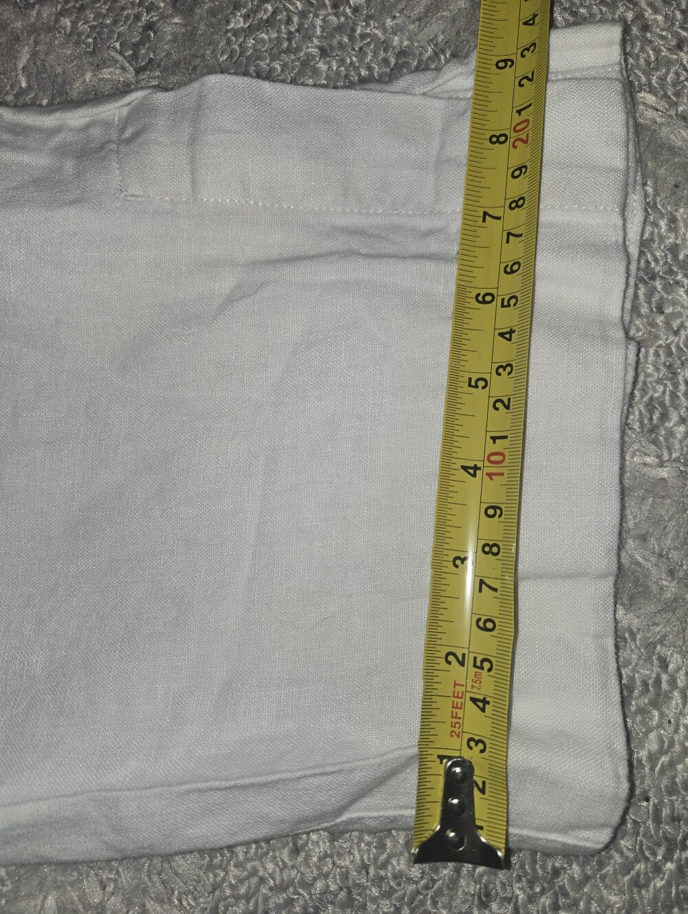 Athleta Wide Leg Linen [1X] White Lagenlook Flowy Classy Pants Resortwear - Picture 10 of 11